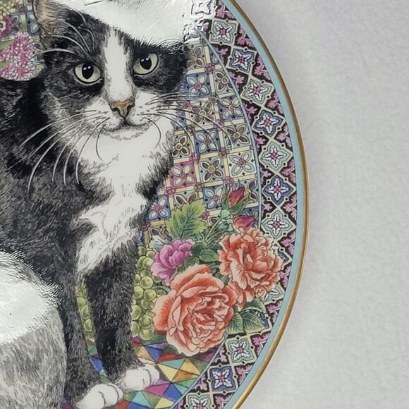 Vintage Royal Worcester Schilling & Sixpence Purrfect Friends Sue Sculland GUC - Picture 4 of 12